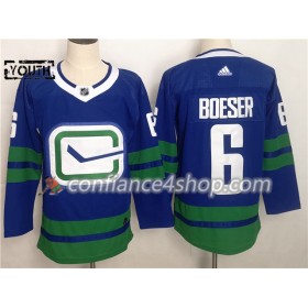 Adidas Maillot de Hockey Vancouver Canucks Brock Boeser 6 Alternate Adidas 2019-20 Bleu Authentic - Enfant